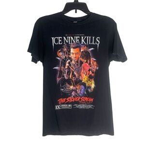 Ice Nine Kills Horror Black Graphic T-Shirt Small